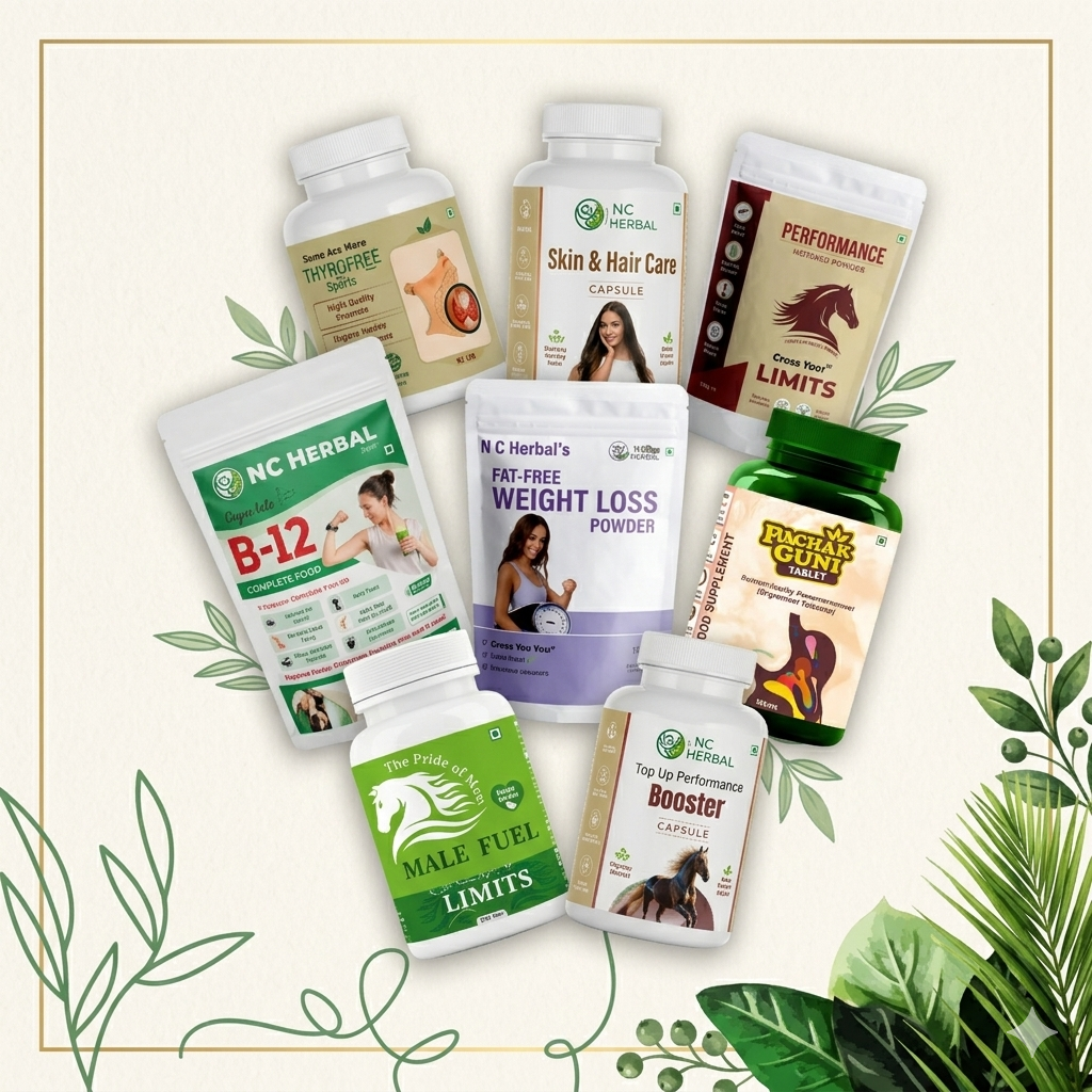 Fresh herbs and natural ingredients